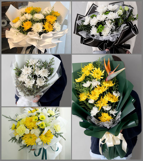 贵州遵义红花岗区长征街道平庄村白事花束代送